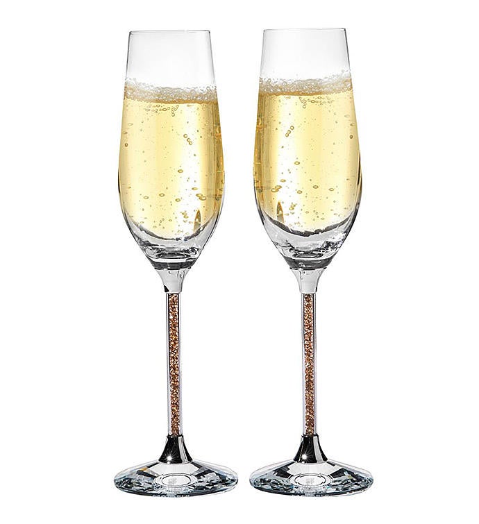 Crystal Champagne Flutes
